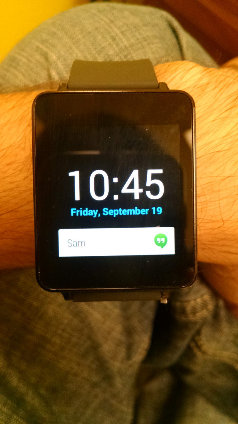 Illustration for article titled Android Wear Review: The OS itself.
